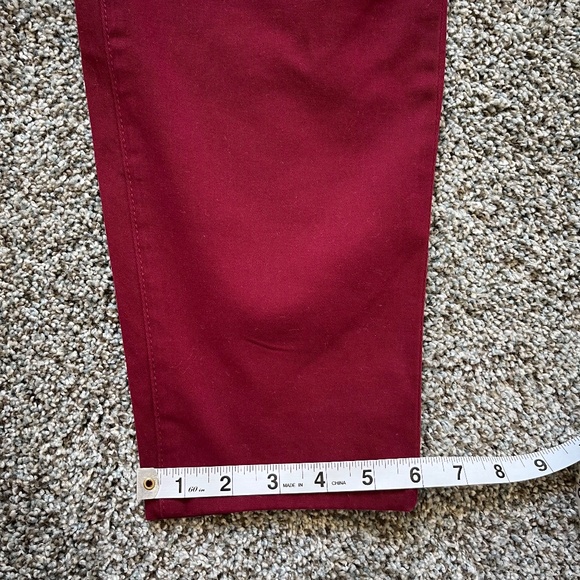 Style & Co Curvy Fit Skinny Jeans, Dark Red, Size 16, New with Tags - Picture 9 of 16